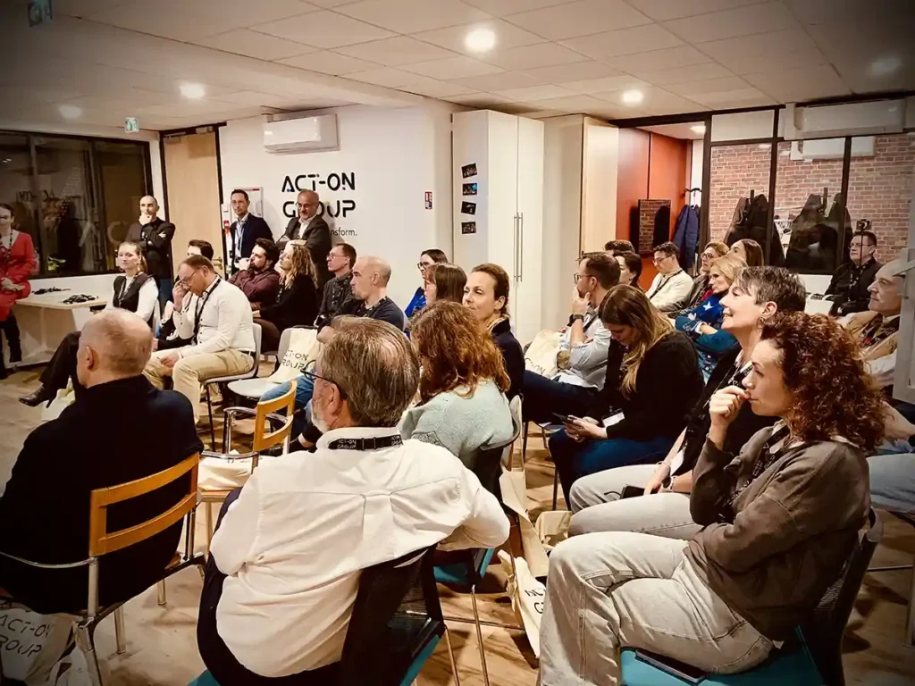 Photo de l'audience à l'afterwork business IA & RH à Lille