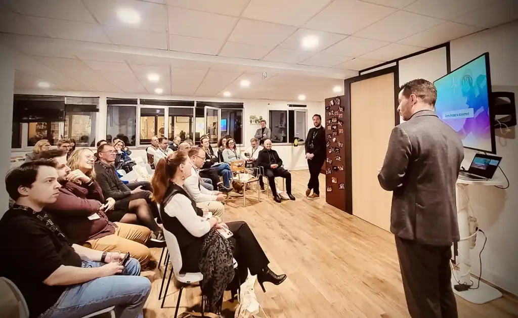 Photo d'ambiance à l'afterwork business IA & RH à Lille