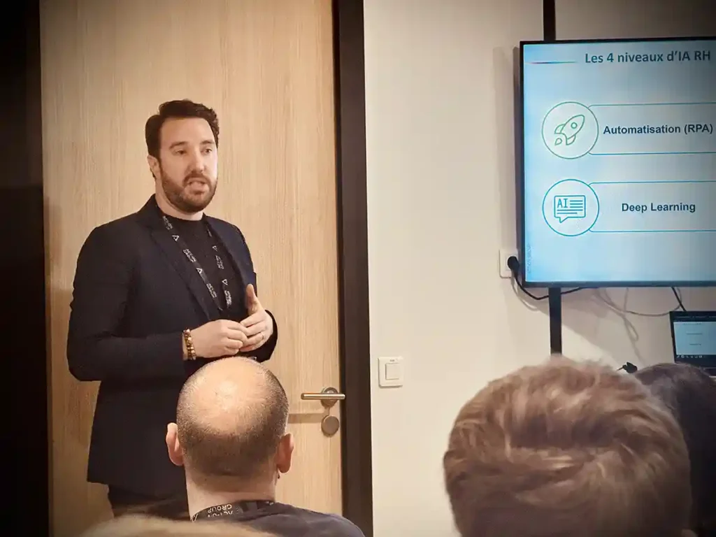 Présentation de Benjamin Butez à l'afterwork business IA & RH à Lille